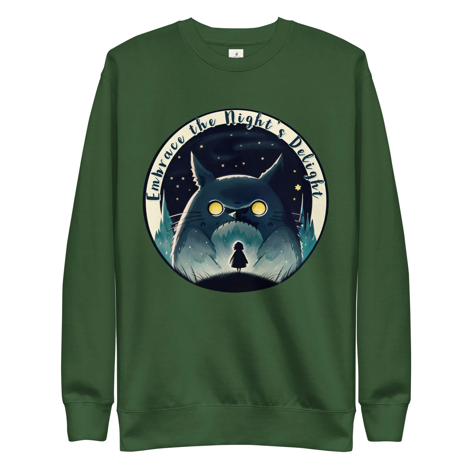 Unisex Premium Sweatshirt Embrace the Night's Delight