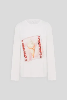 Unisex Tokyo Logo Long Sleeve T-Shirt - Off White