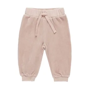 Velour Relaxed Sweatpant - Blush