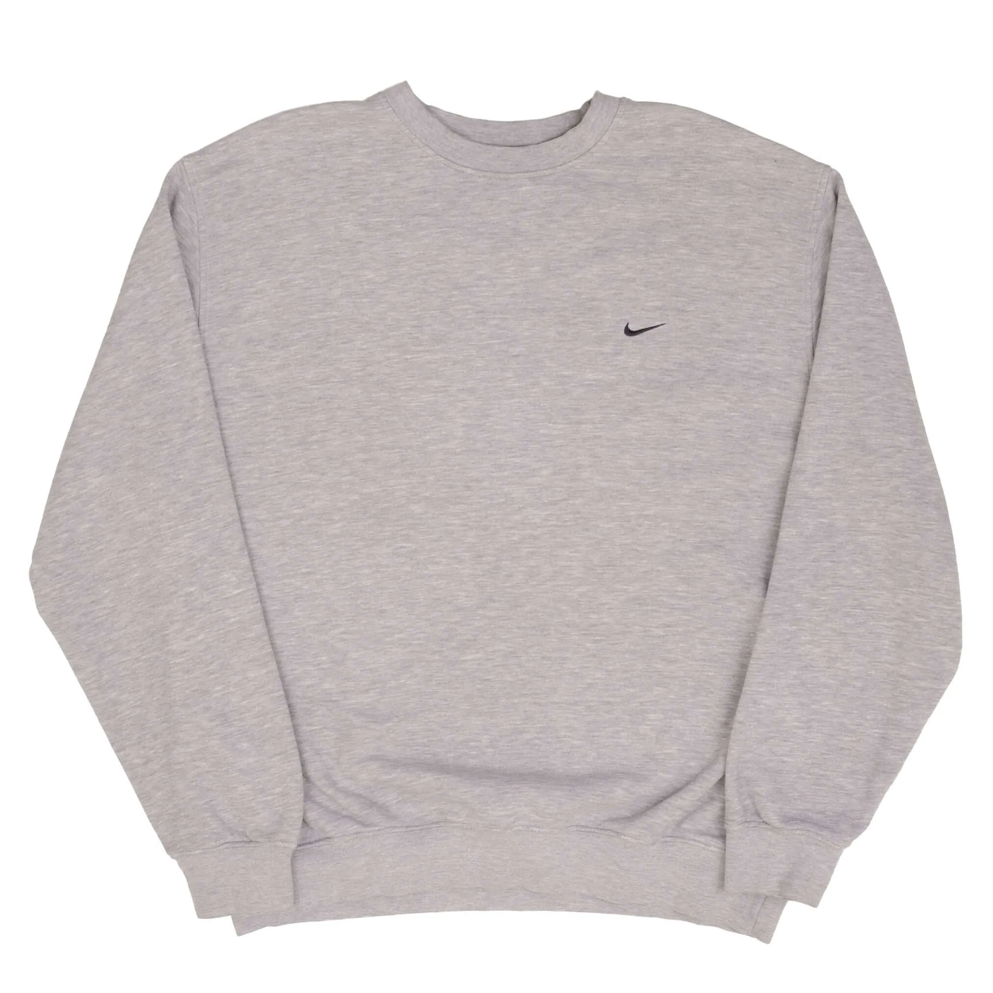 VINTAGE NIKE CLASSIC SWOOSH GREY SWEATSHIRT 2000S SIZE XL