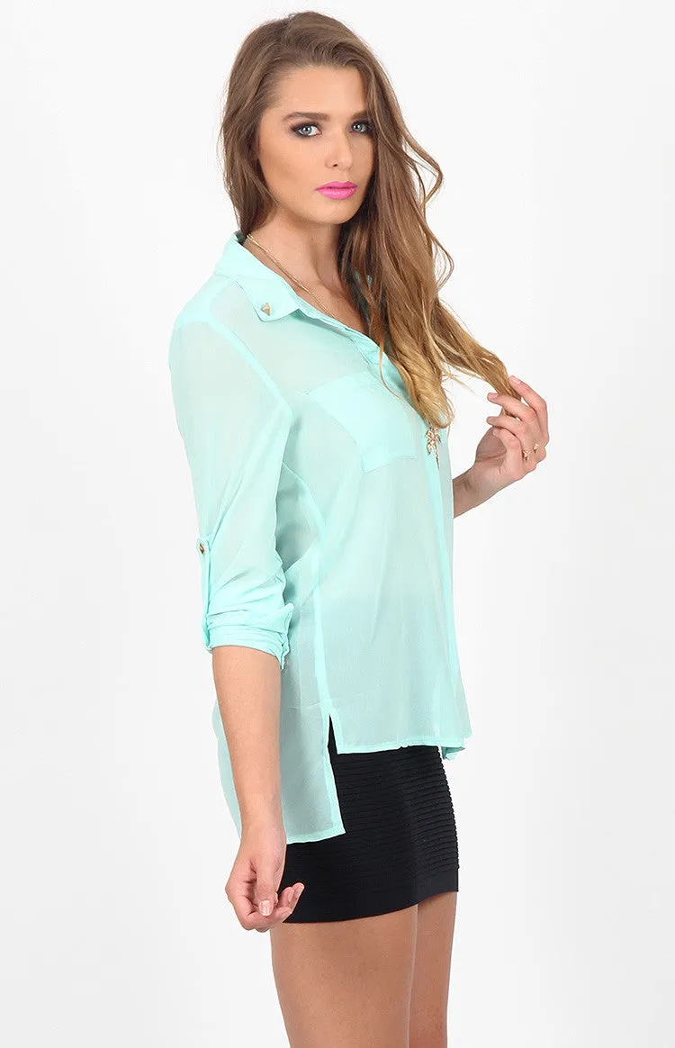 Wanderer Blouse Mint