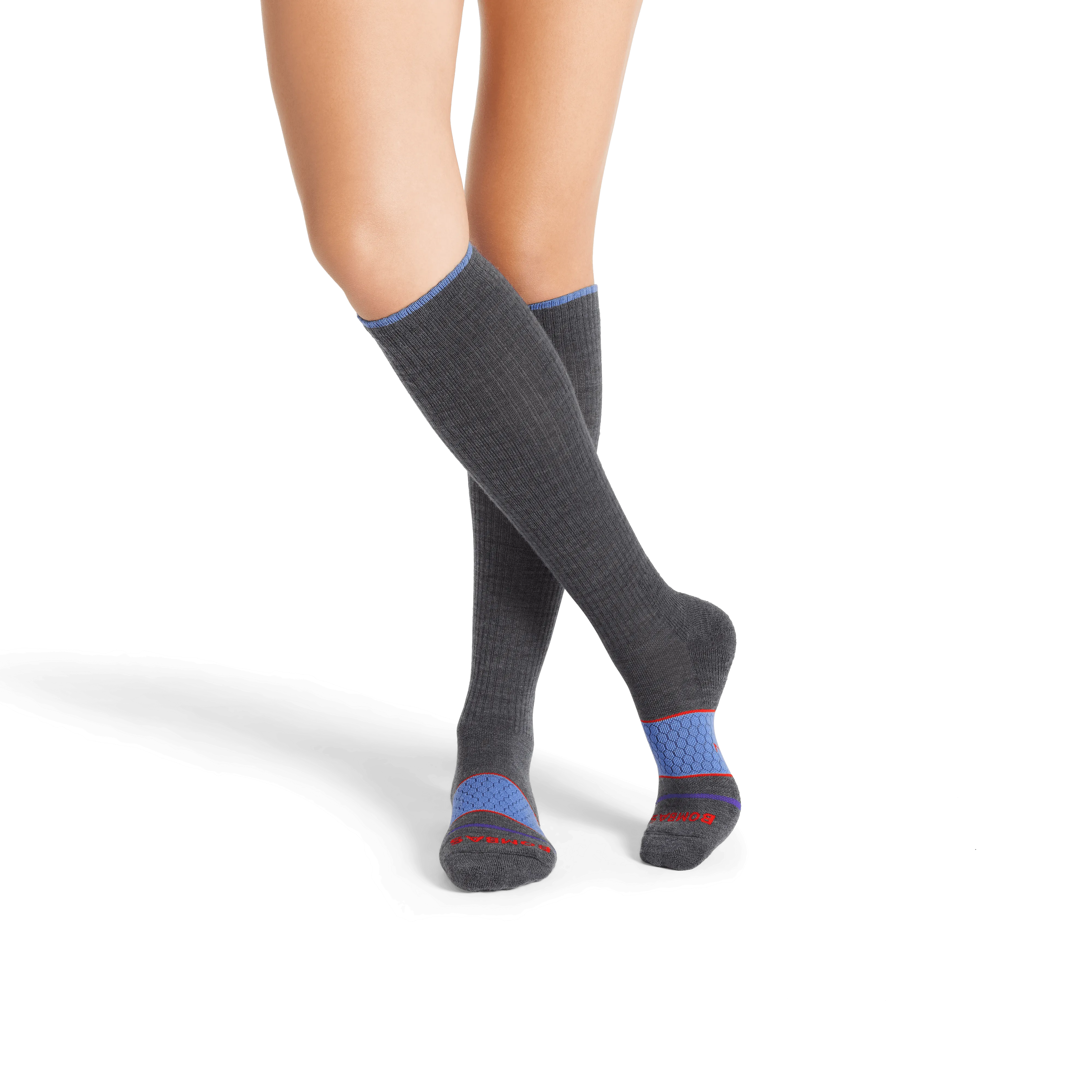 Women's Merino Wool Blend Everyday Compression Socks (15-20mmHg)