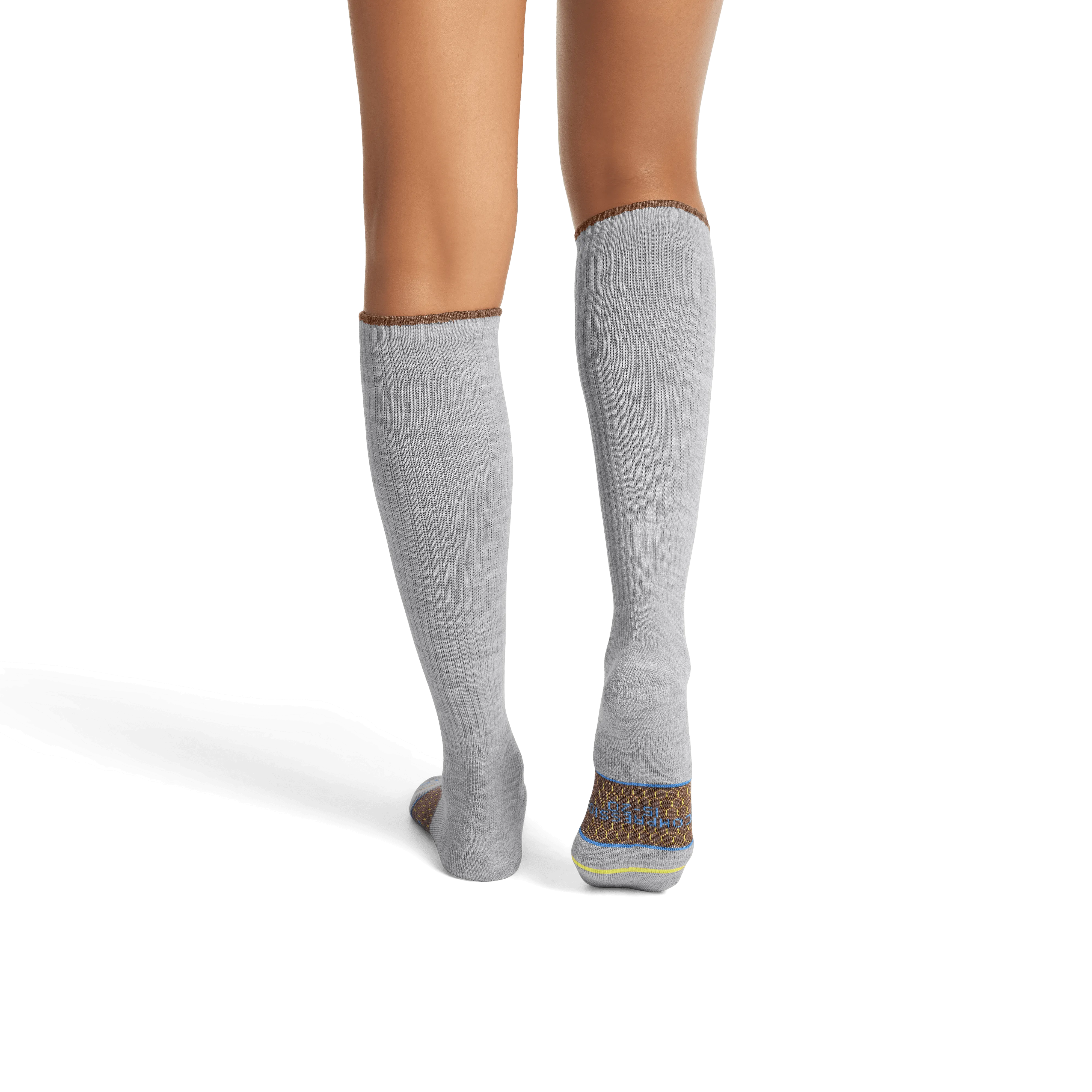 Women's Merino Wool Blend Everyday Compression Socks (15-20mmHg)