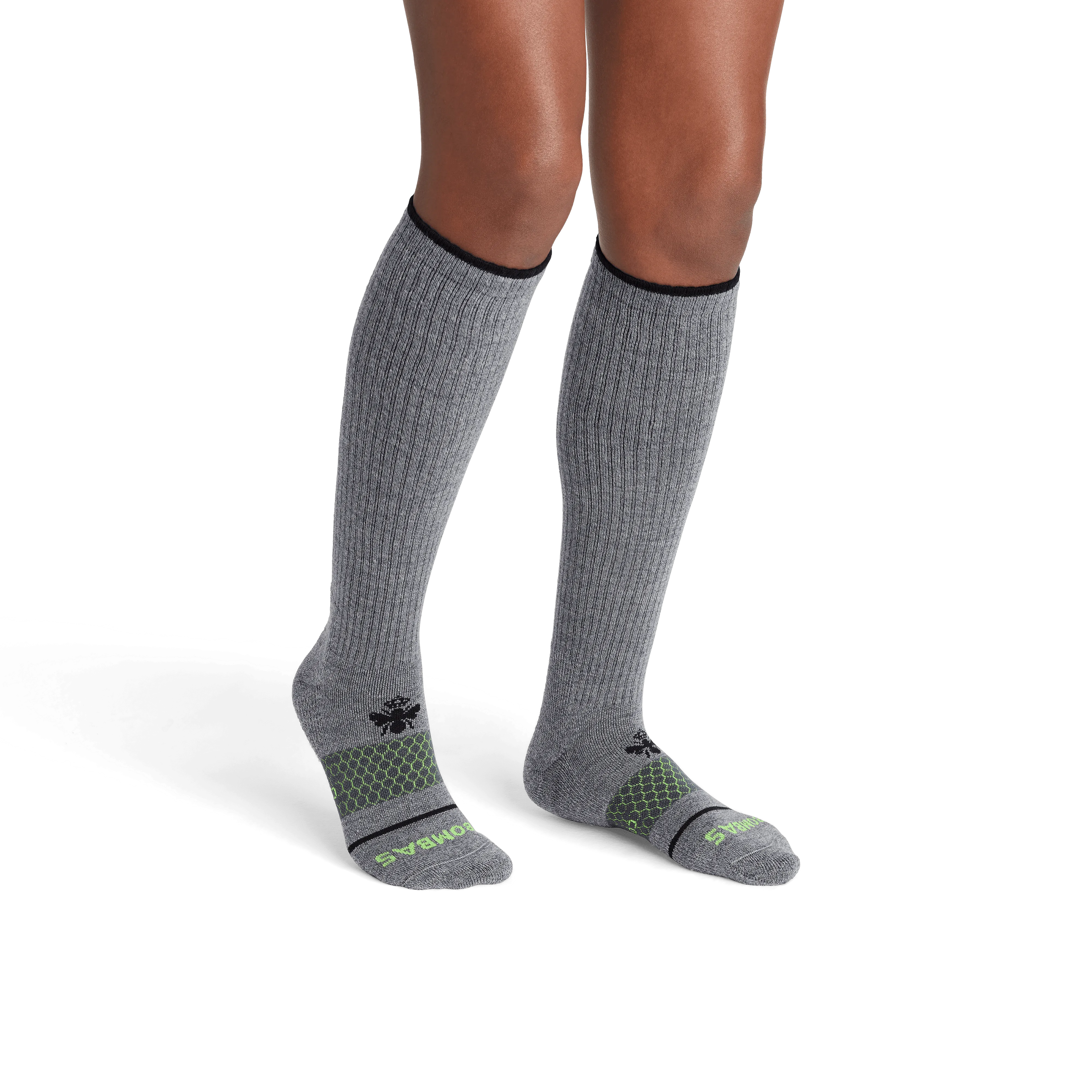 Women's Merino Wool Blend Everyday Compression Socks (15-20mmHg)