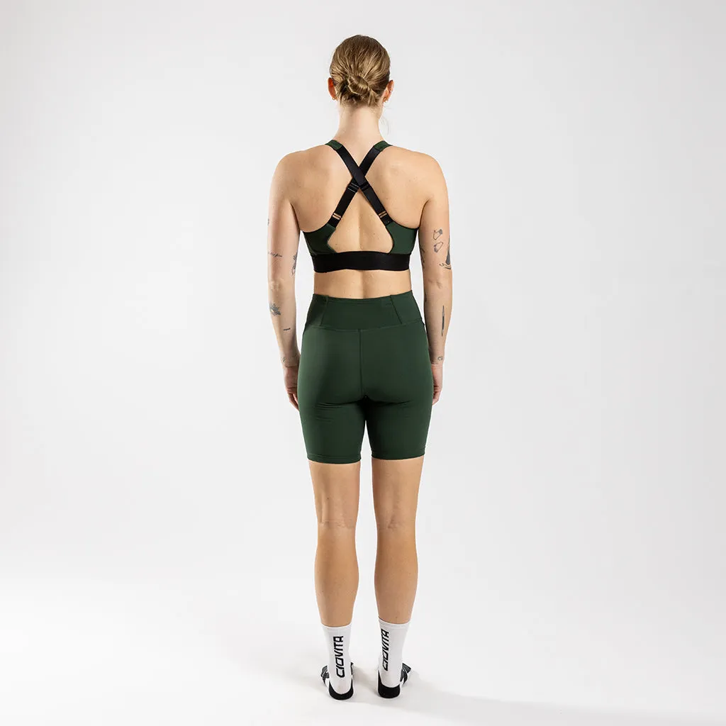 Women's Supremo Short Training Tights (Forest)